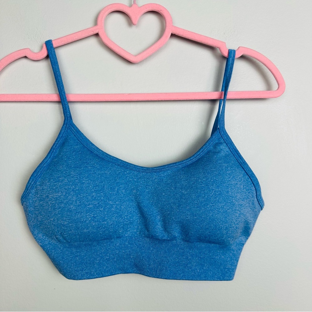 Vibrant Blue Sports Bra for Women Size Small